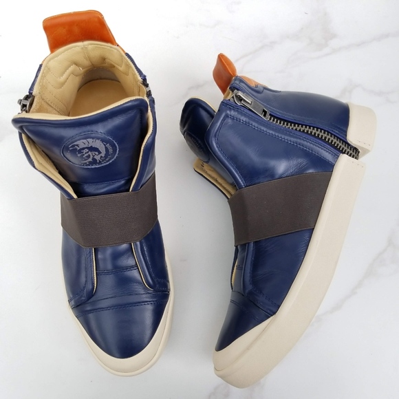 Diesel Other - Diesel Zip-round S-Nentish Strap Leather Sneakers